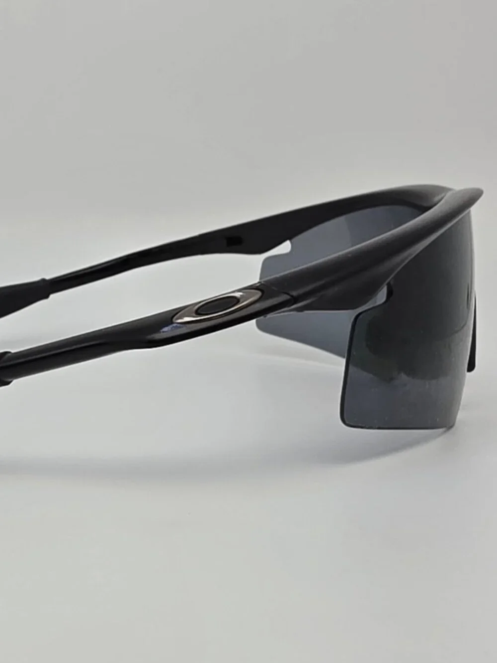 Oakley 11-162 SI Industrial M Frame Black Polarized Z87 Grey Strike Sunglasses